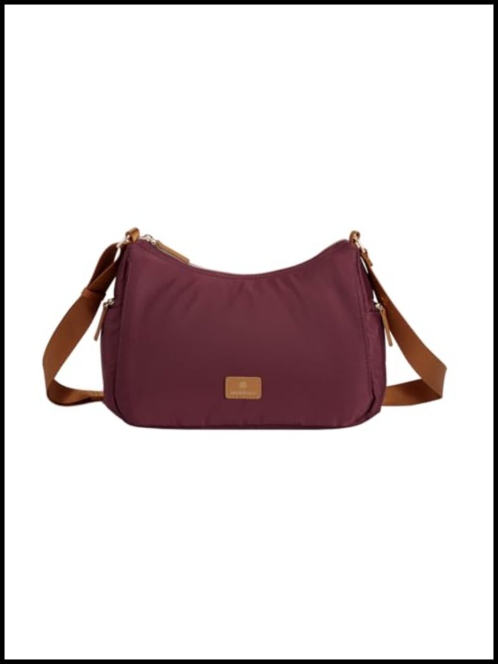 Hobo Crossbody Bag RFID Blocking Hidden Security Pocket Travel Shoulder Bag